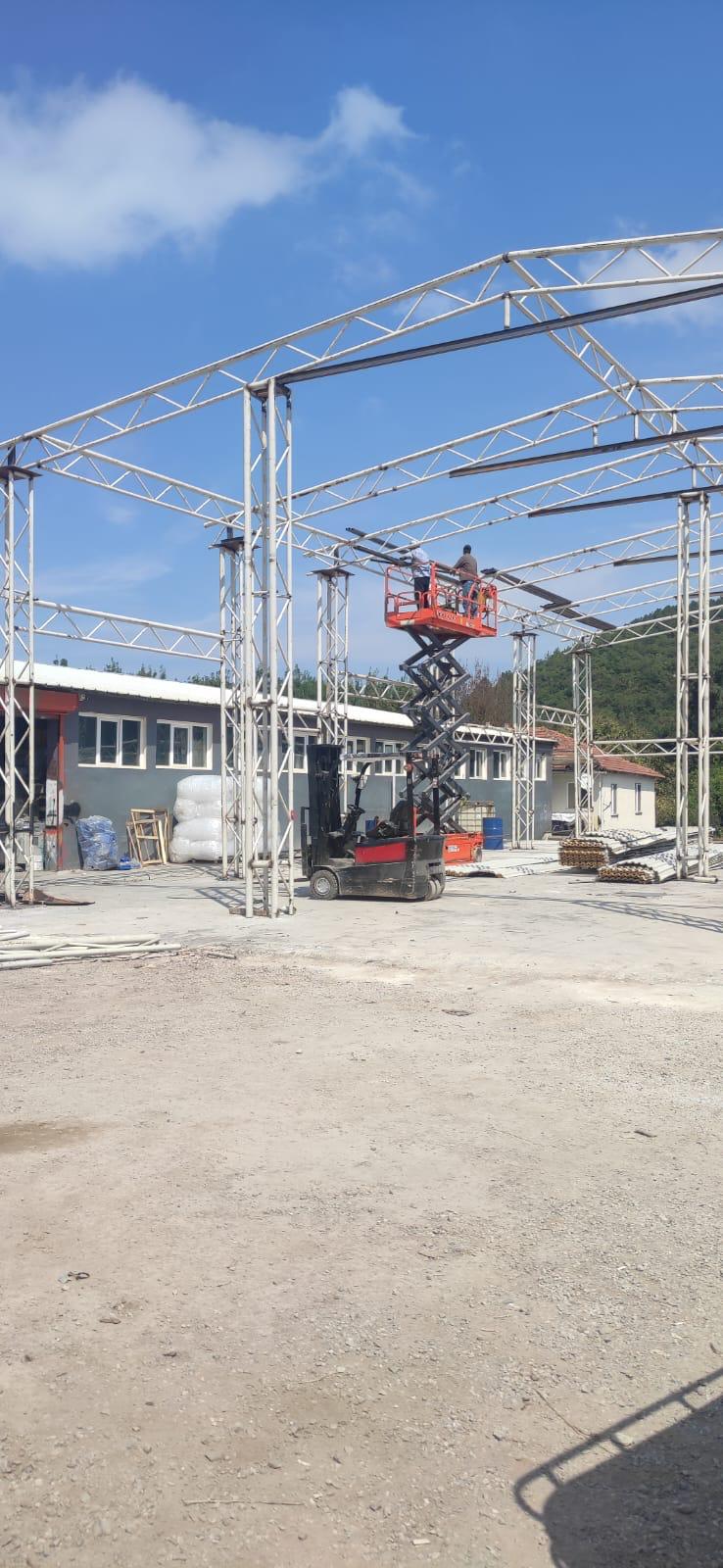 Çelik konstrüksiyon saha montajı